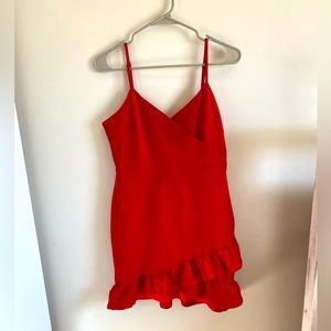 Lulus red mini dress